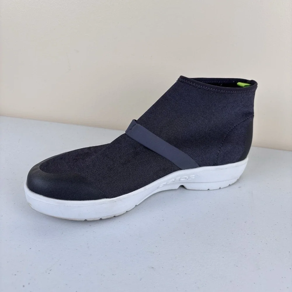 Oofos‎ Oomg Fibre High Top Slip On Shoes Boots Womens 9.5 Heather Blue Recovery